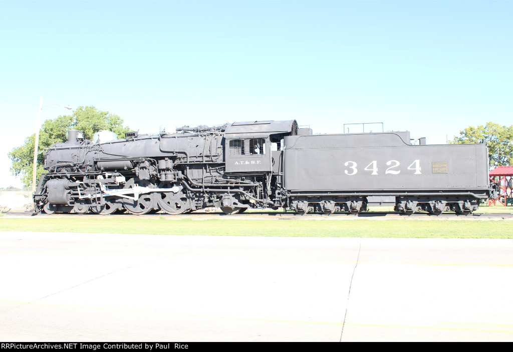 ATSF 3424 Taken At Midway Kanasa